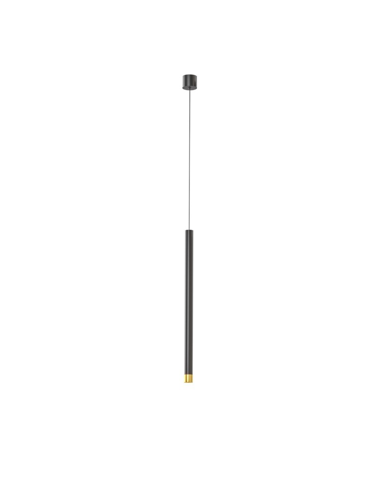 Pendant tube lamps - Orlicki Design Q I Nero / Gold 50 Gold + Black OR85112 - product kolory-swiatla.pl 1