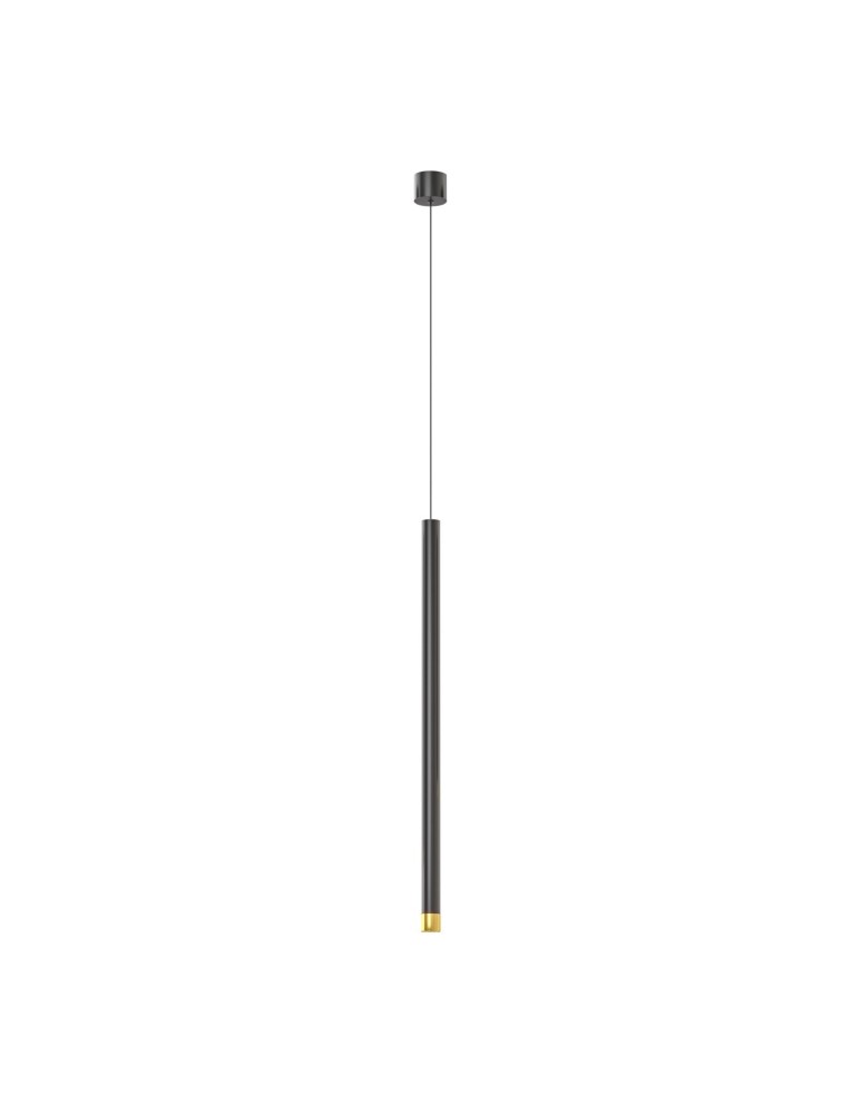 Pendant tube lamps - Orlicki Design Q I Nero / Gold 60 Gold + Black OR85129 - product kolory-swiatla.pl 1