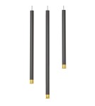 Pendant tube lamps - Orlicki Design Q I Nero / Gold 60 Gold + Black OR85129 - product 5