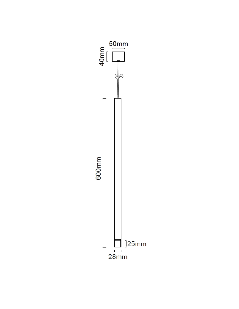 Pendant tube lamps - Orlicki Design Q I Nero / Gold 60 Gold + Black OR85129 - product kolory-swiatla.pl 7