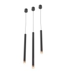 Pendant tube lamps - Orlicki Design Q I Nero / Rose Gold 40 Rose Gold + Black OR85136 - product 5