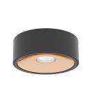 LED ceiling luminaires - Orlicki Design Neo Nero Slim LED / Ufo Gold Matte Black + Gold OR83996 - product 1