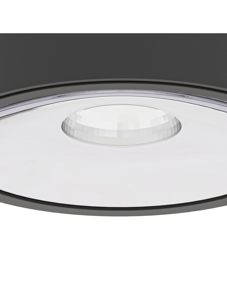 LED ceiling luminaires - Orlicki Design Neo Nero Slim LED / Ufo Cromo Chrome + Matte Black OR84009 - product kolory-swiatla.pl 2