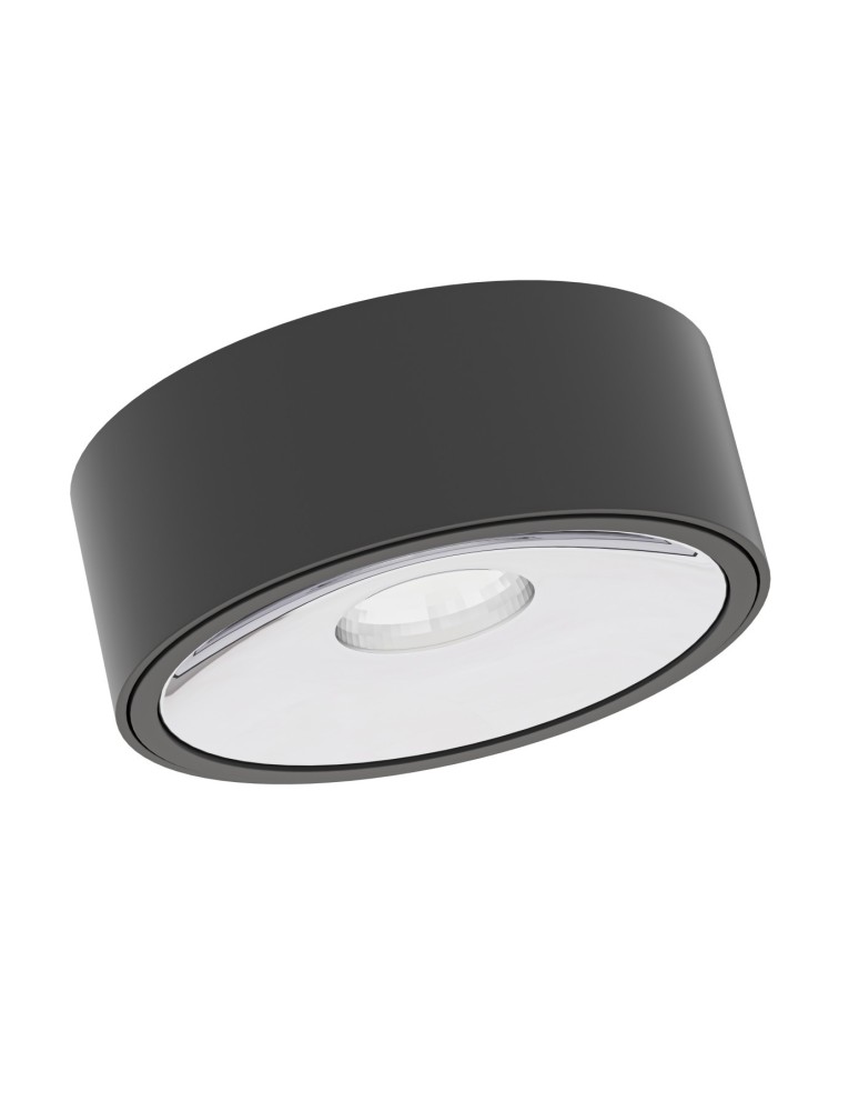 LED ceiling luminaires - Orlicki Design Neo Nero Slim LED / Ufo Cromo Chrome + Matte Black OR84009 - product kolory-swiatla.pl 3