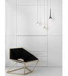 Single pendant lamps - Orlicki Design Crima Nero Gloss Black + Transparent OR84795 - product 5