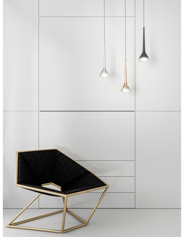 Single pendant lamps - Orlicki Design Crima Nero Gloss Black + Transparent OR84795 - product kolory-swiatla.pl 5