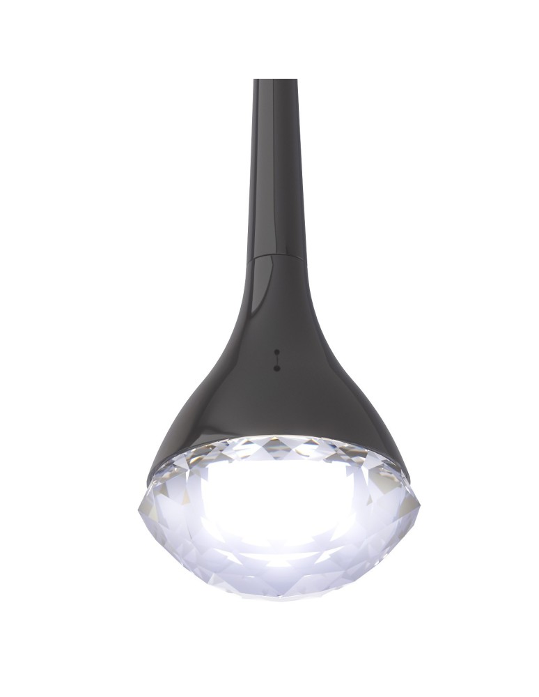 Single pendant lamps - Orlicki Design Crima Nero Gloss Black + Transparent OR84795 - product kolory-swiatla.pl 3