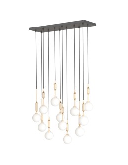 Orlicki Design Ero XII Gold 80x25 Złoty + Biały Opal OR85457