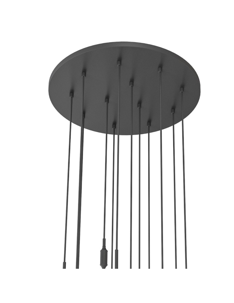 Pendant lamps spheres - Orlicki Design Ero XII Nero 60 White Opal + Black OR85402 - product kolory-swiatla.pl 4