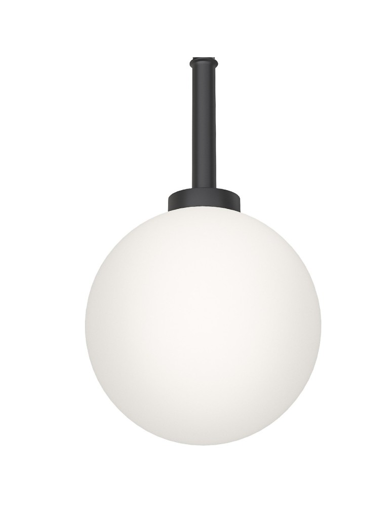 Pendant lamps spheres - Orlicki Design Ero I Nero C White Opal + Matte Black OR85044 - product kolory-swiatla.pl 6