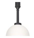 Pendant lamps spheres - Orlicki Design Ero I Nero B White Opal + Matte Black OR85037 - product 5