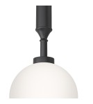 Pendant lamps spheres - Orlicki Design Ero I Nero A White Opal + Matte Black OR85020 - product 6