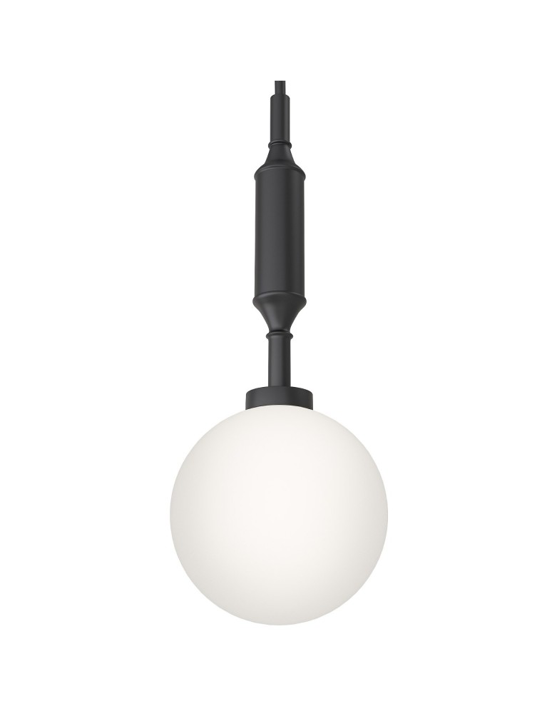Pendant lamps spheres - Orlicki Design Ero I Nero A White Opal + Matte Black OR85020 - product kolory-swiatla.pl 1