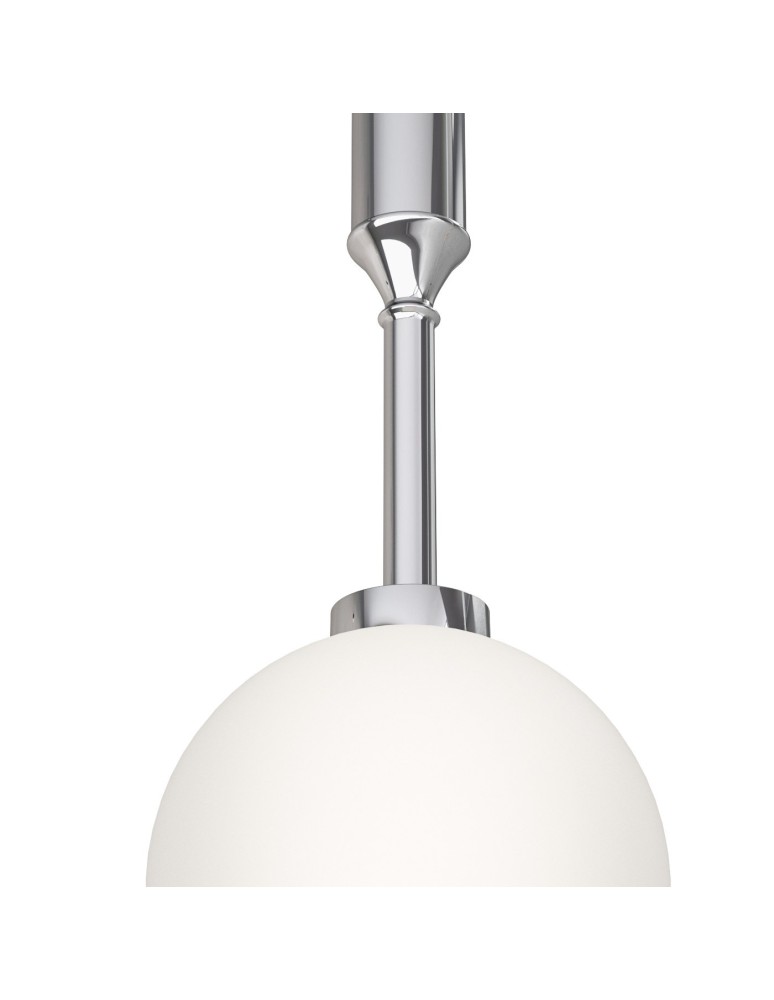Pendant lamps spheres - Orlicki Design Ero I Cromo B White Opal + Chrome OR84979 - product kolory-swiatla.pl 5