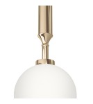 Pendant lamps spheres - Orlicki Design Ero I Gold A Gold + White Opal OR84993 - product 5