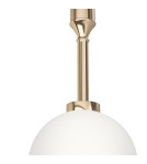 Pendant lamps spheres - Orlicki Design Ero I Gold B Gold + White Opal OR85006 - product 5