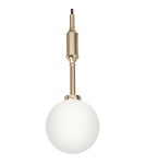 Pendant lamps spheres - Orlicki Design Ero I Gold B Gold + White Opal OR85006 - product 1