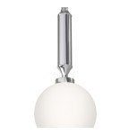 Pendant lamps spheres - Orlicki Design Ero I Cromo C White Opal + Chrome OR84986 - product 2