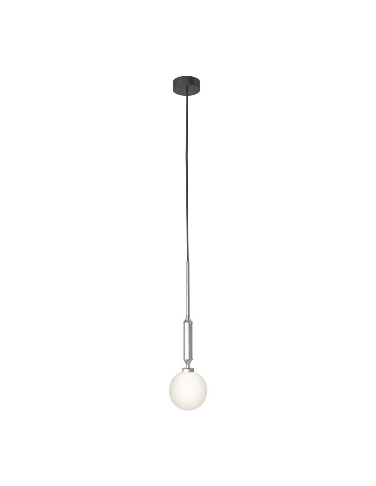 Pendant lamps spheres - Orlicki Design Ero I Cromo C White Opal + Chrome OR84986 - product kolory-swiatla.pl 5