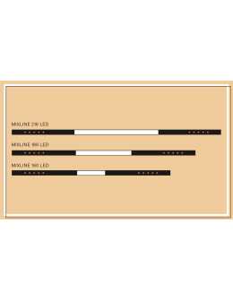 AqForm MIXLINE 160 LED M927 54° surface-mounted white structure 40286-M927-W3-00-13 - product 2