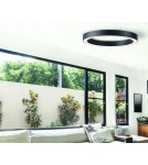 Ring ceiling lamps - Azzardo MARCO TOP 100 CCT BK + REMOTE CONTROL Ceiling light with Remote Control Functions Dimming and Light Color Change AZ5038 - product 2