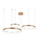 Pendant lamps circles - Azzardo AGNES PENDANT 38+58+78 DIMM CCT SWITCH GO Pendant with Dimmable and Light Colour Change Switch AZ5026 - product 1