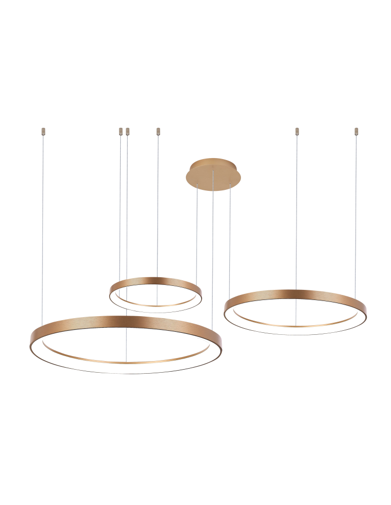 Pendant lamps circles - Azzardo AGNES PENDANT 38+58+78 DIMM CCT SWITCH GO Pendant with Dimmable and Light Colour Change Switch AZ5026 - product kolory-swiatla.pl 1