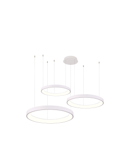Azzardo AGNES PENDANT 38+58+78 DIMM CCT SWITCH WH Wisząca z Możliwością Ściemniania i Przełącznikiem Zmiany Barwy Światła AZ5025
