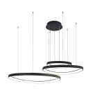 LED pendant lamps - Azzardo AMANDA PENDANT 45+65+85 3000K BK Pendant Lamp AZ5027. - product 1