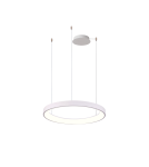 Pendant lamps circles - Azzardo AGNES PENDANT 78 DIMM CCT SWITCH WH Pendant with Dimmable and Light Colour Change Switch AZ5021 - product 1