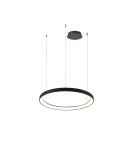 Pendant lamps circles - Azzardo AGNES PENDANT 58 DIMM CCT SWITCH BK Pendant with Dimmable and Light Colour Change Switch AZ5019 - product 1