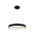 Pendant lamps with control - Azzardo SANTANA PENDANT 80 CCT BK + REMOTE CONTROL Pendant with Remote Control Functions Dimming and Light Color Change AZ5012 - product 1