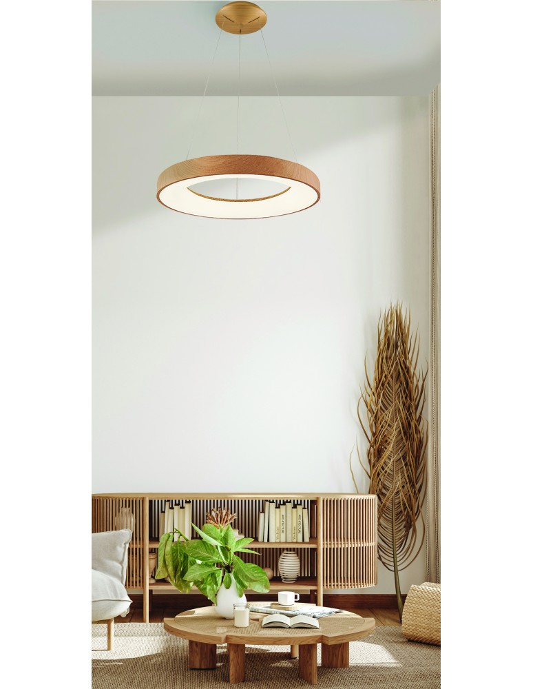 Pendant lamps with control - Azzardo SANTANA PENDANT 60 CCT WO + REMOTE CONTROL Pendant with Remote Control Functions Dimming and Light Color Change AZ5010 - product kolory-swiatla.pl 2