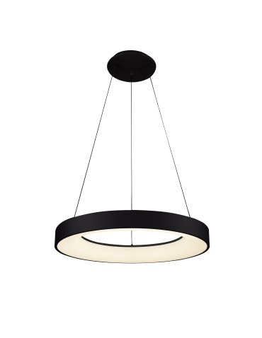 Azzardo SANTANA PENDANT 60 CCT BK + REMOTE CONTROL Pendant with Remote Control Functions Dimming and Light Color Change...