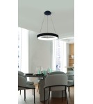 LED pendant lamps - Azzardo SANTANA PENDANT 38 3000K BK Pendant Lamp AZ4999. - product 2