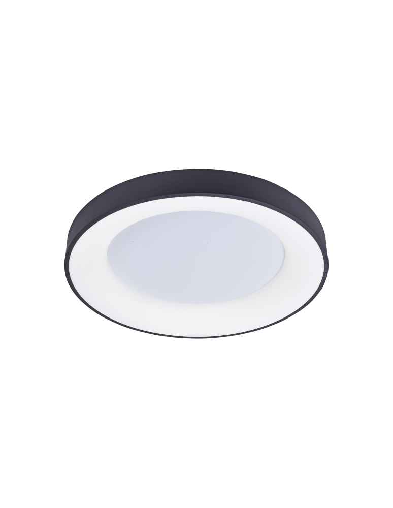 Plafonds with remote control - Azzardo SANTANA TOP 60 CCT BK + REMOTE CONTROL Ceiling light with Remote Control Functions Dimming and Light Color Change AZ4991 - product kolory-swiatla.pl 1