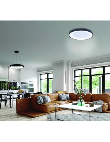 Azzardo SANTANA TOP 60 CCT BK + REMOTE CONTROL Ceiling light with Remote Control Functions Dimming and Light Color Change... - product 2