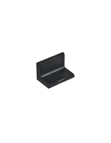 Azzardo NEO TRACK MAGNETIC CONNECTOR 2 BK Corner Magnetic Rail Connector AZ5133