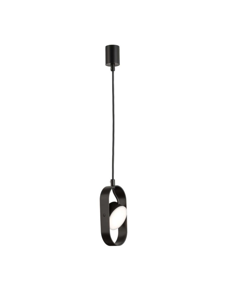 LED pendant lamps - Shilo FUROKU LED 6W 600lm CRI90 black pendant 7936 - product kolory-swiatla.pl 1