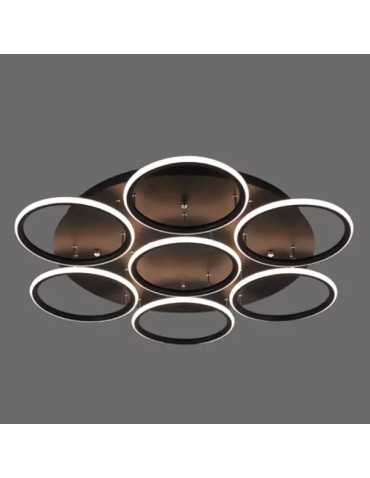 Altavola Design: Plafond Led Circles 7 black out 3k 