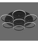 Ring ceiling lamps - Altavola Design: Plafond Led Circles 7 black out 3k  - product 4