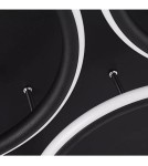 Ring ceiling lamps - Altavola Design: Plafond Led Circles 7 black out 3k  - product 6