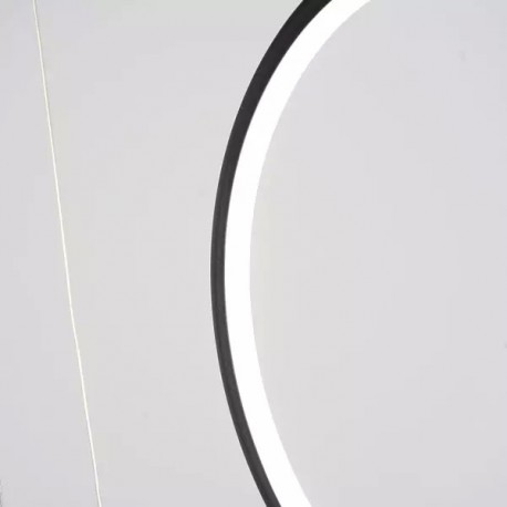 Altavola Design: Lampa Ledowe Okręgi no. 8 czarna 180 cm in 4k 
