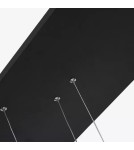 Pendant lamps circles - Altavola Design: Led Circles pendant lamp no. 8 black 180 cm in 3k  - product 6