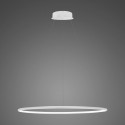 Altavola Design Lampa wisząca Ledowe Okręgi No.1 śr.80 cm in 4k biała 