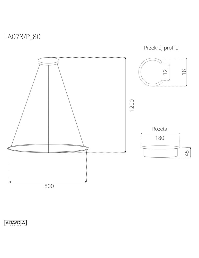 Pendant lamps circles - Altavola Design Led Circles Pendant Lamp No.1 dia.80 cm in 4k white - product kolory-swiatla.pl 3