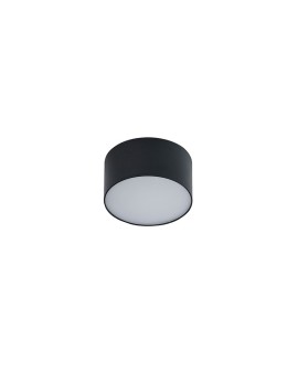 Azzardo MONZA R 12 4000K BK 1xLED Ceiling Light Black AZ2258