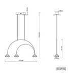 Pendant lamps over the island - Altavola Design TIFFANY No. 3 CL1 Pendant Lamp  - product 10