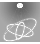 Pendant lamps circles - Altavola Design Led Circles Pendant Lamp No.3 dia.80 cm in 3k white dimmable  - product 1