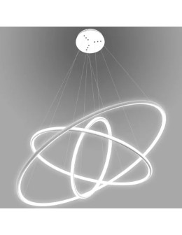 Altavola Design Led Circles Pendant Lamp No.3 dia.80 cm in 3k white dimmable 